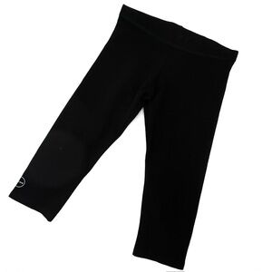 Solow Cropped Black Legging Girl’s Size Medium (10-12) New NWT